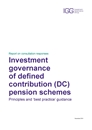 IGG Consultation responsees on investment governance of DC schemes